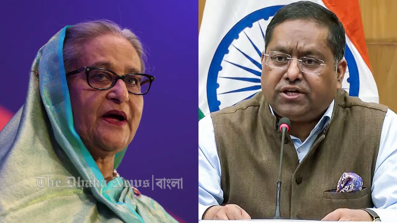 হাসিনাকে ফেরত চেয়ে ঢাকার চিঠির বিষয়ে যা জানালো ভারত