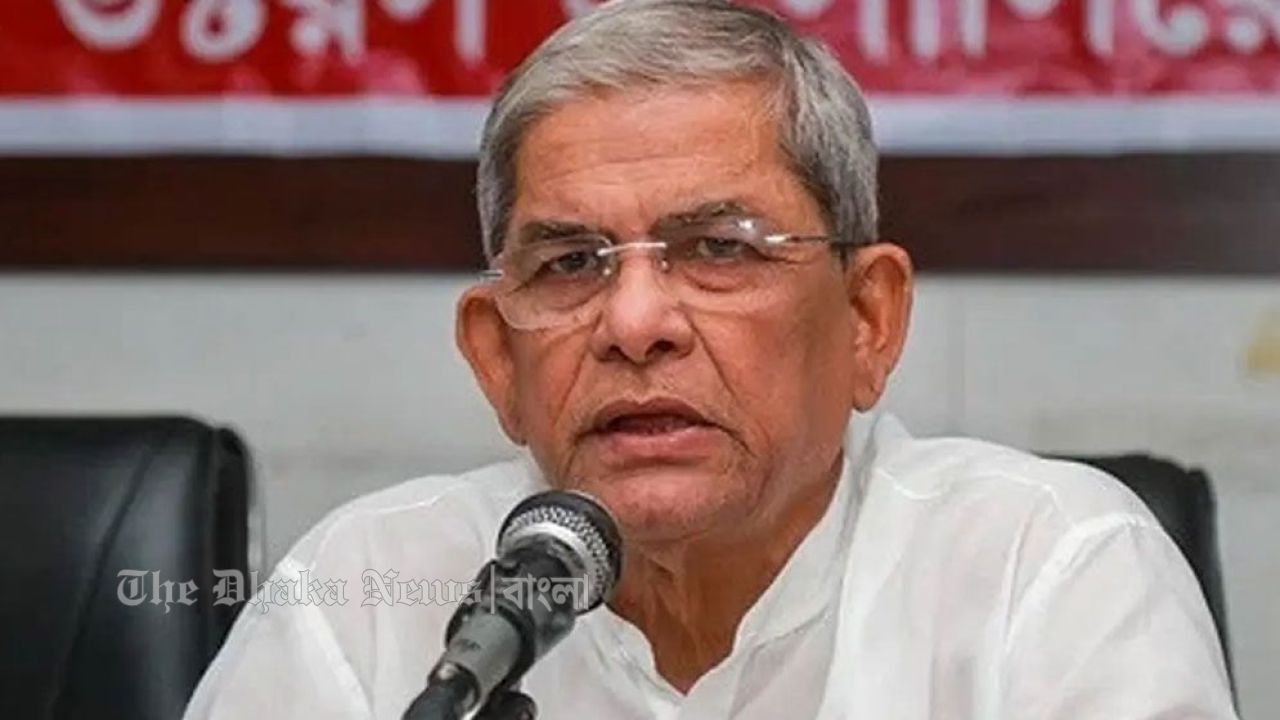 সরকার তাড়াহুড়ো করে দুটি আইন পাশ করাতে চাইছে: মির্জা ফখরুল  