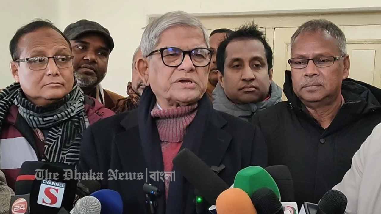 আইনশৃঙ্খলা পরিস্থিতিতে আমি সন্তুষ্ট নই: মির্জা ফখরুল