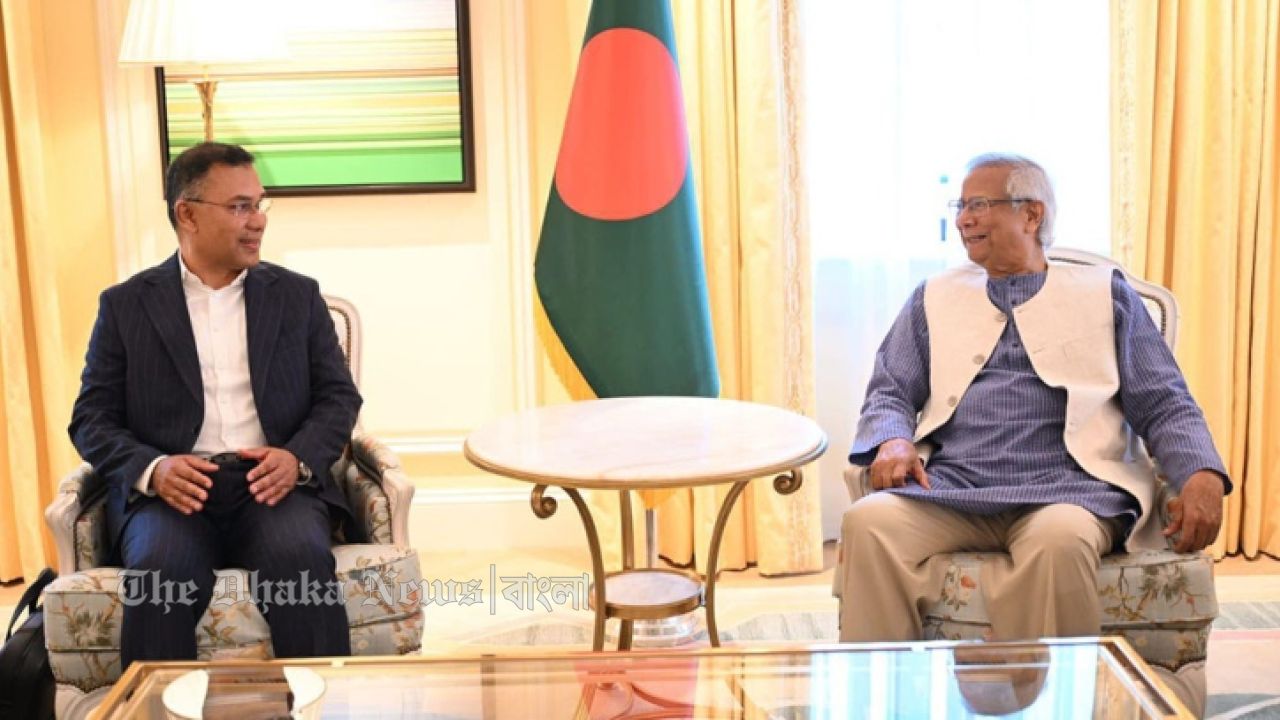 আজ প্রধান উপদেষ্টার সঙ্গে বৈঠক করবেন তারেক রহমান