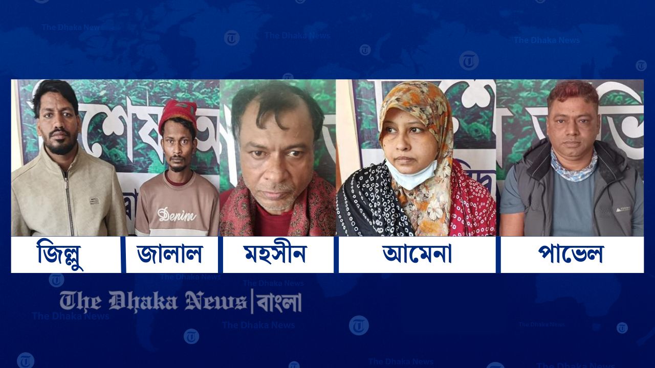 দেবীদ্বারে সেনা অভিযানে নারীসহ ৫ চিহ্নিত মাদক কারবারি আটক