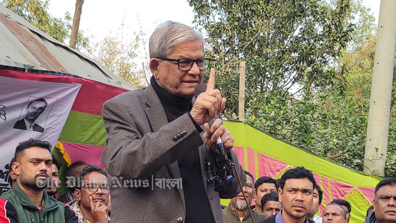 বিএনপিই এখন দেশের শান্তি ফিরিয়ে আনতে পারবে: মির্জা ফখরুল