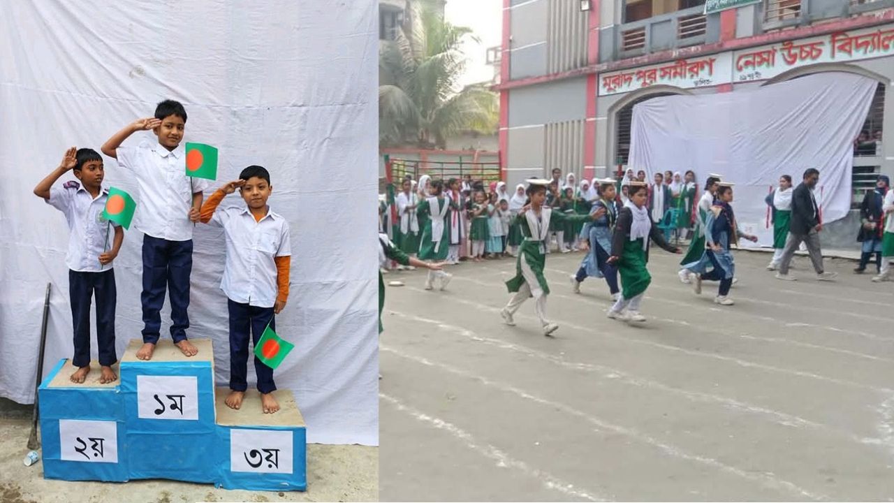 মুরাদপুর সমীরণ নেসা উচ্চ বিদ্যালয়ে বার্ষিক ক্রীড়া প্রতিযোগিতা অনুষ্ঠিত