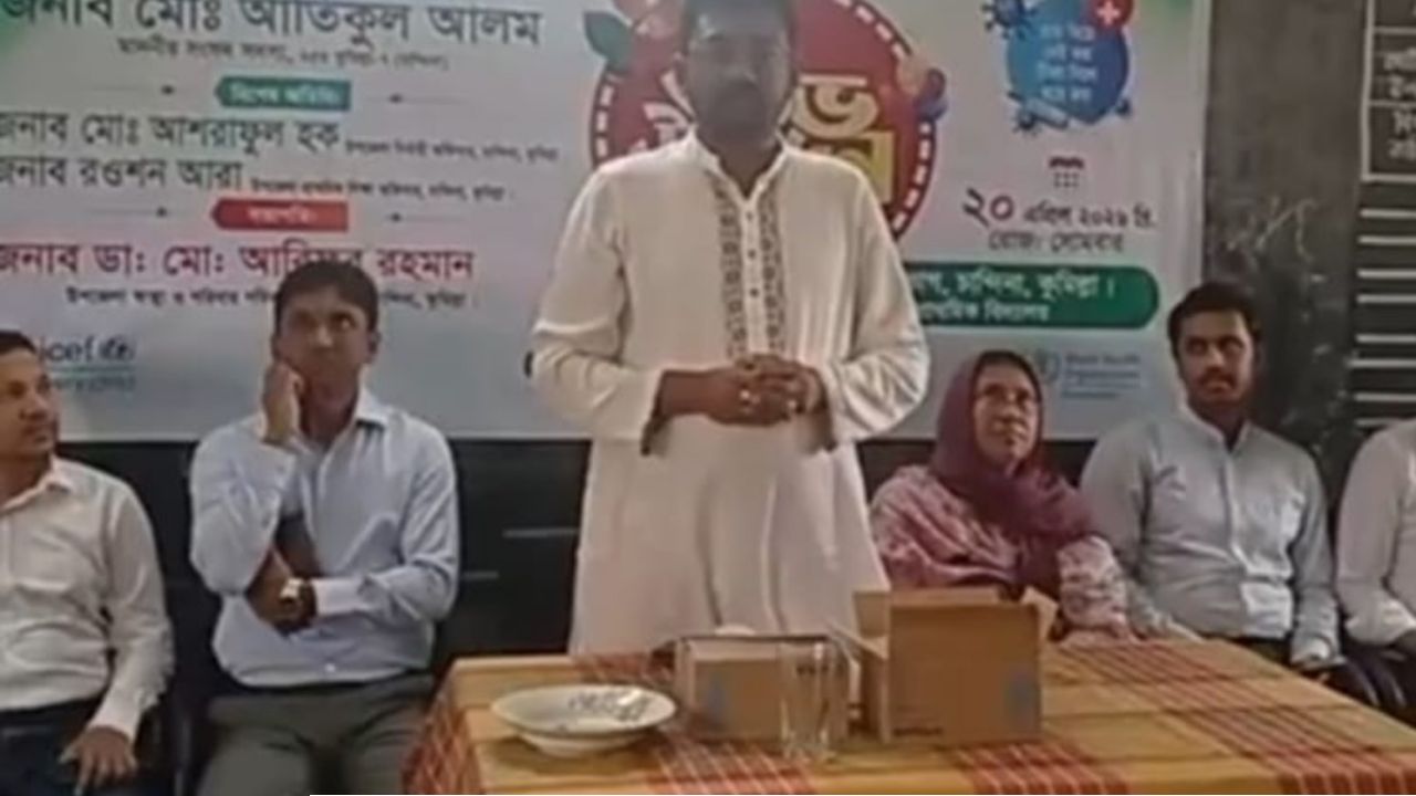 চান্দিনায় হাম-রুবেলা টিকাদান কর্মসূচি অনুষ্ঠিত