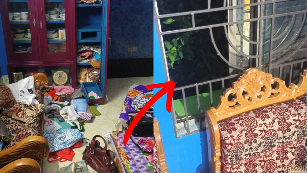 নোয়াখালীতে গভীর রাতে এসআইর বাড়ি থকে স্বর্ণালংকার ও টাকা লুট