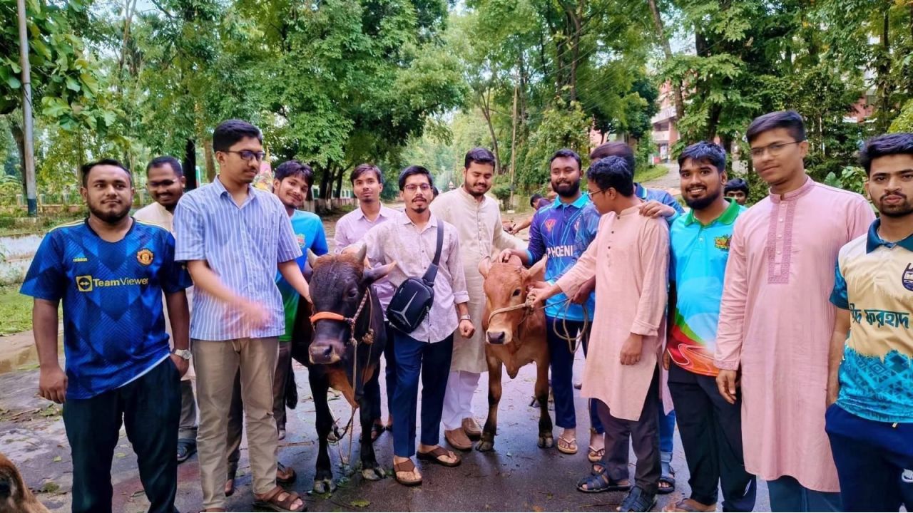 শিক্ষার্থীদের জন্য ৭ গরু ও ২ ছাগল কুরবানির উদ্যোগ চবি শিবিরের