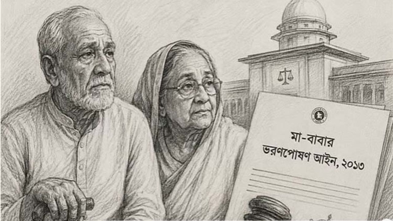 পিতা ও মাতার ভরণ-পোষণ নিশ্চিত করতে কঠোর আইন রয়েছে দেশে