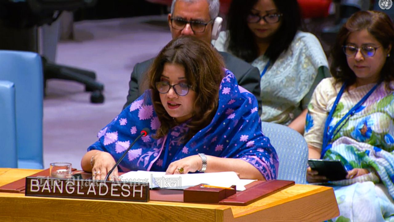 শান্তি প্রতিষ্ঠায় নারীদের বৃহত্তর অংশগ্রহণে জাতিসংঘের সহায়তা চাইলেন শামা ওবায়েদ