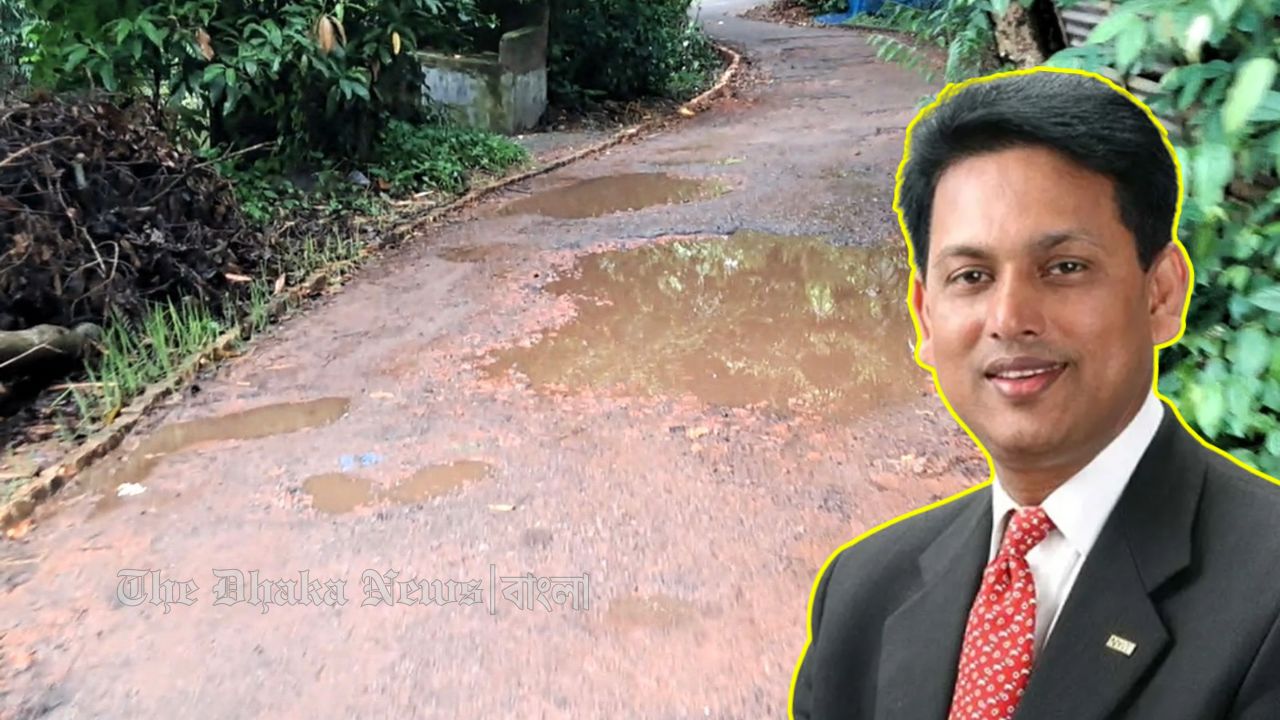 শিক্ষামন্ত্রীর গ্রামের সড়ক সংস্কার কাজ ঝুলে আছে