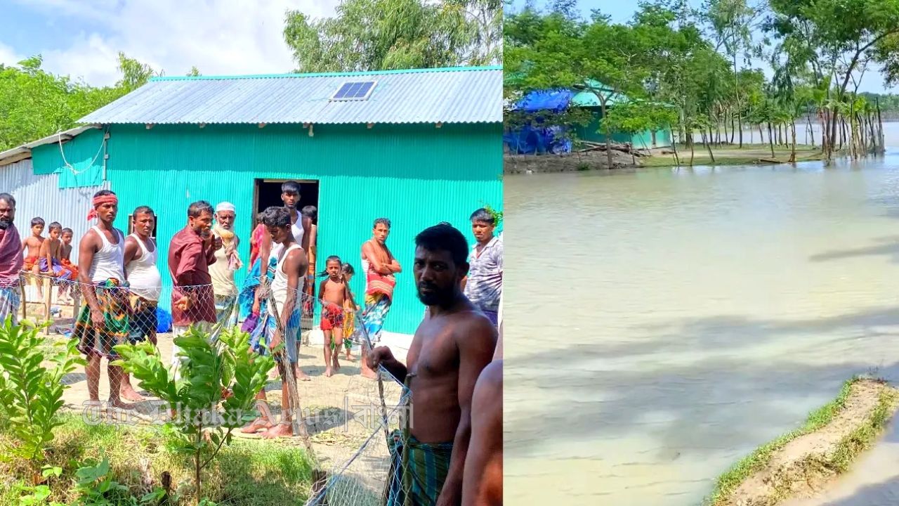 পানির নিচে তলিয়ে গেল রাস্তা, হাসপাতালে পৌঁছাতে না পেরে প্রাণ গেল প্রসূতি ও অনাগত সন্তানের
